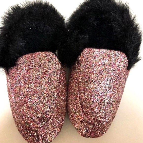 Victoria secret glitter slippers Clearance